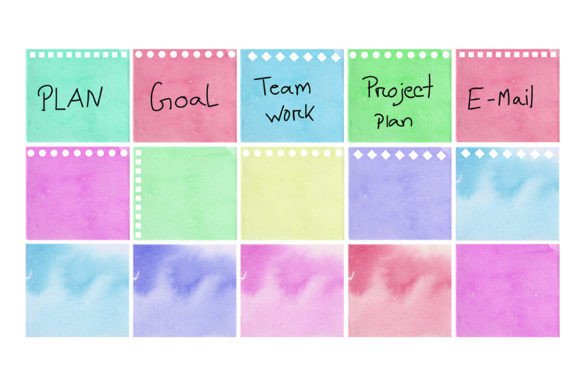 A Designer’s Practical Review of Watercolor Sticky Note Graphics