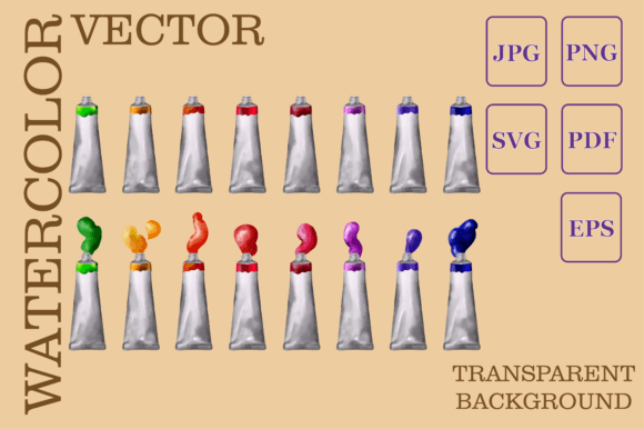 A Review of Paint Tubes Watercolor Graphics for Blog Design