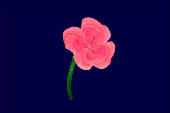 A Watercolor Flower Graphics Asset for Brand Storytelling