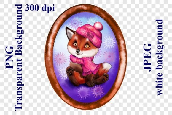 A Watercolor Fox Illustration for Authentic Business Graphics