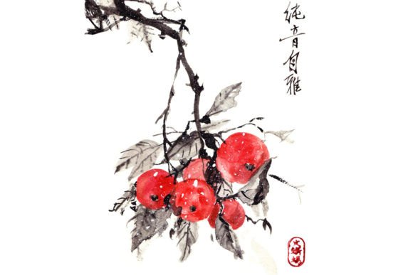 A Zen-Inspired Graphic for Calm, Nature-Focused Crafting