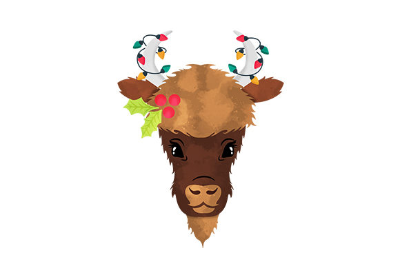 Bringing Crafts and Christmas to Your Blog with a Unique Watercolor Bison