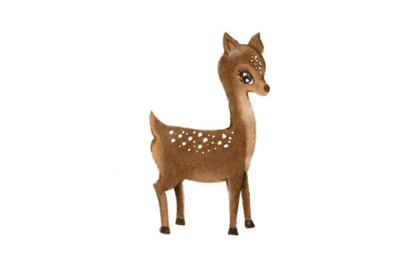 Crafting a Gentle Brand: Using a Watercolor Deer in Animal-themed Businesses