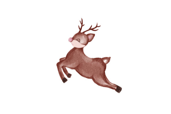 Crafting Festive Christmas Magic with Watercolor Reindeer