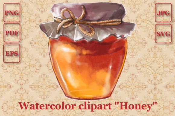 Honey Jar Watercolor: A Sweet Design Review